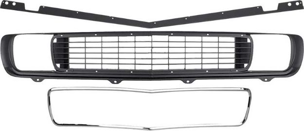 Picture of 1969 Camaro Rally Sport Restorer's Choice&trade; Grill Kit 