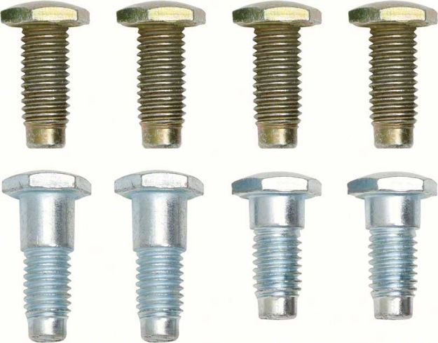 Picture of 1967-72 With Shoulder Belts 8 Piece Seat Belt Bolt Kit 