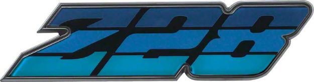 Picture of 1980 Camaro Blue "Z28" Grill Emblem 