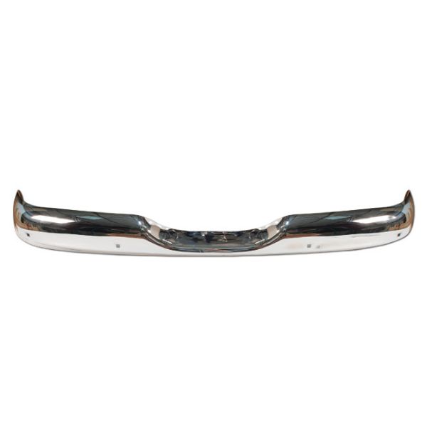 Picture of 1960-62 GM Pickup Fleetside Chrome Rear Bumper - W/O License Bracket Holes -Standard Replacement 
