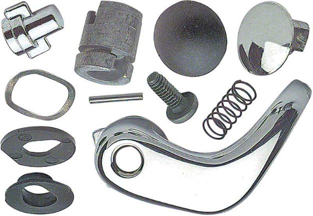 Picture of 1980-91 GM Truck Chrome Locking Vent Window Handle - LH 