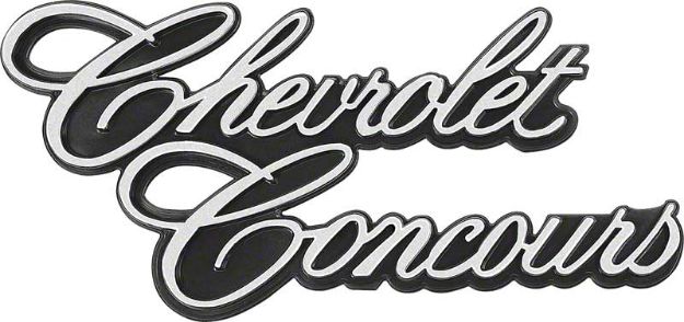 Picture of 1977 Nova "Chevrolet Concours"Trunk Lid Emblem 