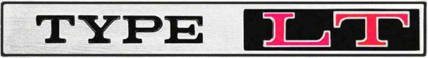 Picture of 1977 Type LT Rear Panel Emblem - 2 Pin Design 