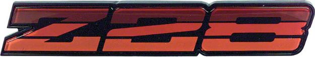 Picture of 1982-84 Camaro Z28 Red Rocker Panel Emblem 