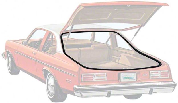 Picture of 1974-81 Hatchback / Trunk Rubber Weatherstrip 