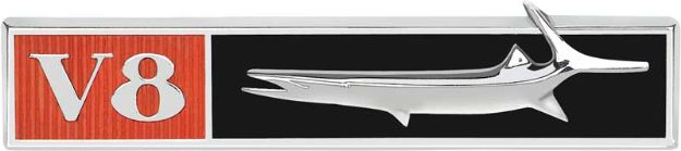 Picture of 1968 Barracuda Left Hand (driver side) Fender Emblem 