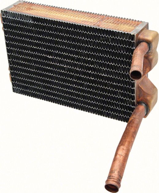 Picture of 1969 GM F-Body; 69-74 Nova With AC - Copper/Brass Heater Core (9-1/2" X 6" X 2") 