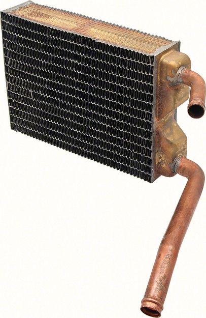 Picture of 1970-81 GM F-Body 6 Cyl Or SB V8 W/ AC - Copper/Brass Heater Core (8-1/4" X 6" X 2") 
