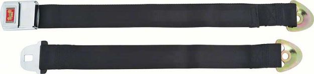 Picture of 1966 Full Size Deluxe Rear Seat Belt 