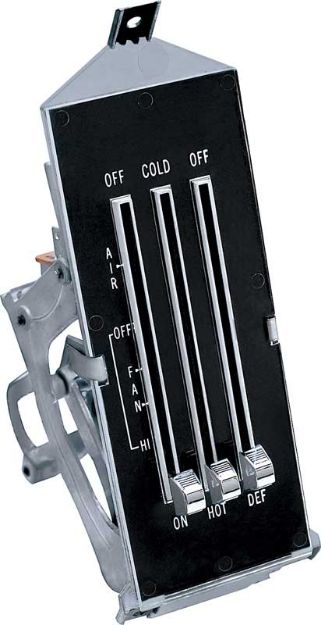 Picture of 1969-76 Heater Control Assembly With Cables (Without ac) 