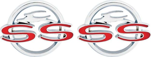 Picture of 1962 Impala SS Quarter Panel Emblems 