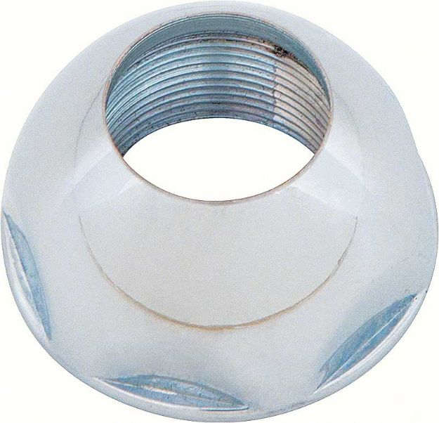 Picture of 1967-68 Chrome Domed Bezel Nut For Reproduction Antenna Base 5/8" id 