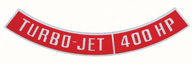 Picture of Die-Cast Turbo-Jet 400 HP Air Cleaner Emblem 