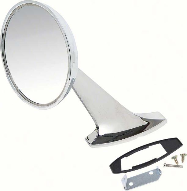 Picture of 1965-66 Impala / Full Size Right Hand Outer Door Mirror With Bow Tie 