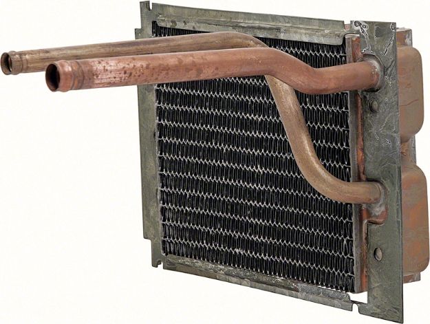 Picture of 1970-76 Mopar A-Body W/O AC - Copper/Brass Heater Core (8" X 6" X 2") 