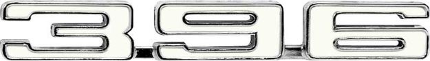 Picture of 1968 Camaro SS Right Hand (Passenger Side)"396" Fender Emblem 