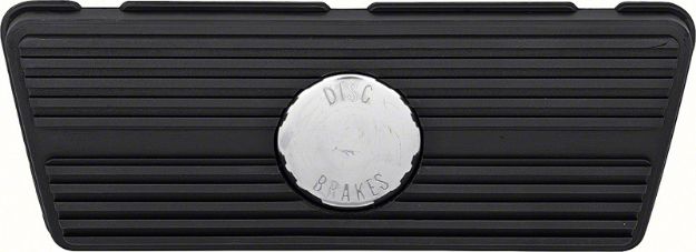Picture of 1967-81 with Automatic Transmission and Front Disc Brakes Brake Pedal Pad 