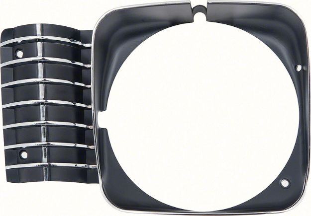 Picture of 1969-72 RH Nova Headlight Bezel - OER Premier - GM Tooling 