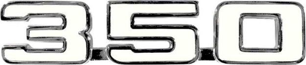 Picture of 1969 Camaro "350" Fender Emblem 