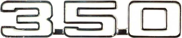 Picture of 1970-74 Nova "350" Front Fender Emblem 