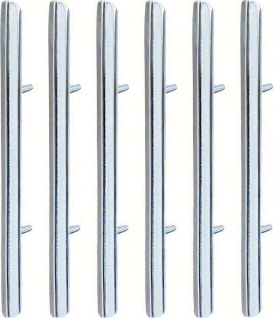 Picture of 1967-68 Firebird Rear Quarter Louver Trim Set (Second Design - W/O Black Stripe ) 