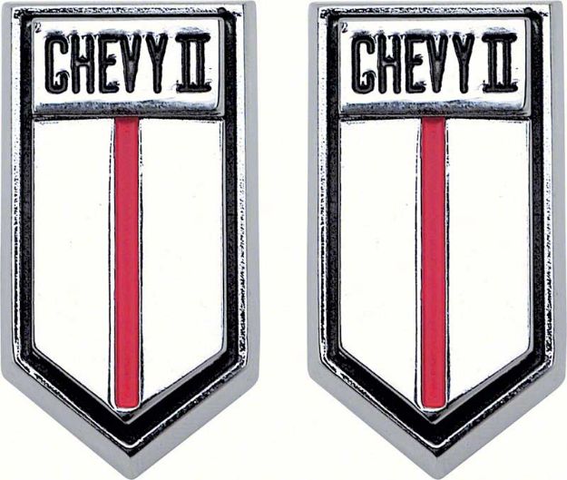 Picture of 1966-67 "ChevyII" Door Panel Emblems 