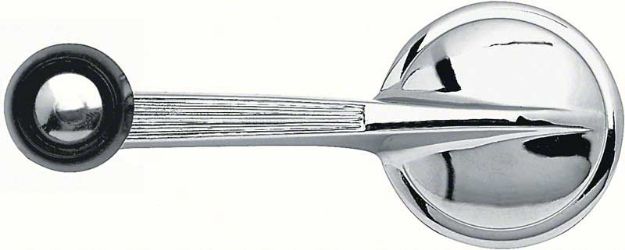Picture of 1953-60 Single Arm / BlackKnob With Chrome Center Window Crank Handle 