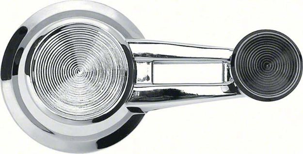 Picture of 1961-64 Double Arm With Black Knob Vent Window Crank Handle 