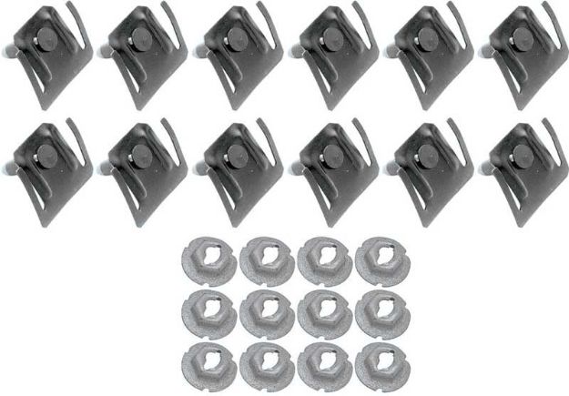 Picture of 1963 Impala / Full SizeRear Corner Moldings Clip Set 