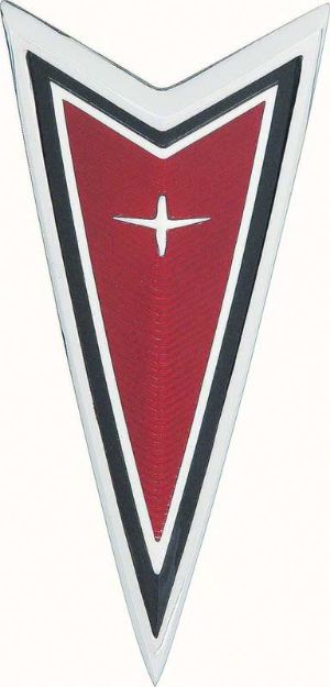 Picture of 1977-81 Firebird Red Front End Crest Emblem 