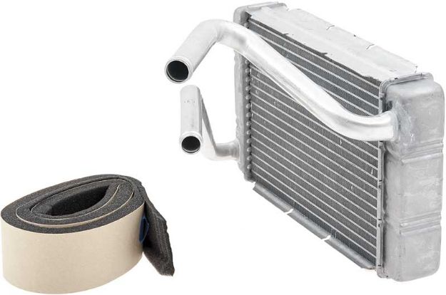 Picture of 1967-72 Heater Core With AC - 8" X 6" X 2" - Aluminum 