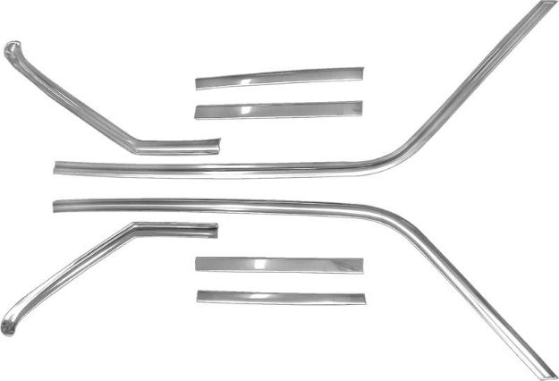 Picture of 1968-72 Nova 2 DoorWindow Frame Molding Set - 8 Pieces 