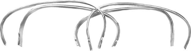 Picture of 1969 Impala / Full-Size Stainless Steel Wheel Opening Molding Set 