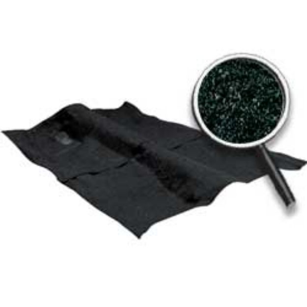 Picture of 1974-76 Impala / Full Size 2 Door Black Molded Cut Pile Carpet Set 