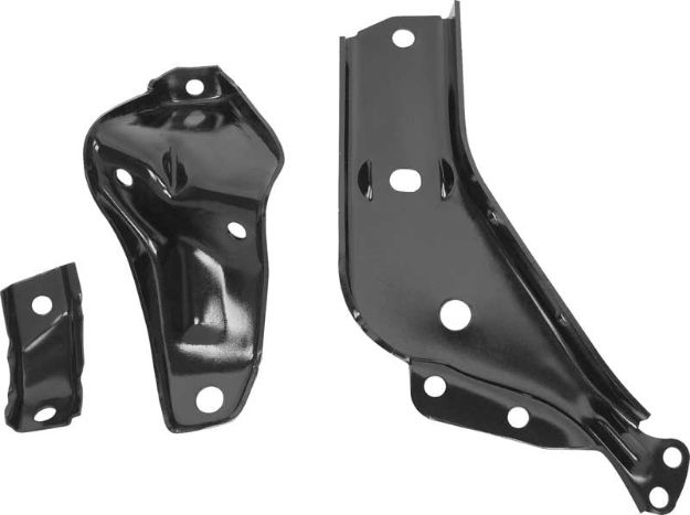 Picture of 1964 Impala / Full Size 3 Piece Right Hand Front Bumper Bracket Set 
