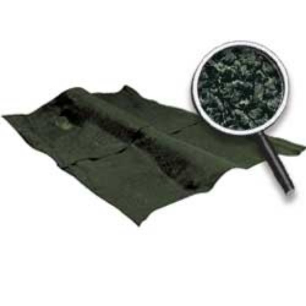 Picture of 1965-70 Impala / Full Size 2 Door With Automatic Dark Green Molded Loop Carpet Set 