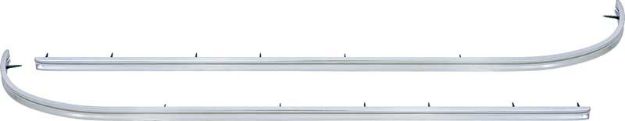 Picture of 1962-66 Impala 2 Door Hardtop/Convertible Rear Arm Rest Cover Moldings 