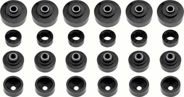 Picture of 1965-66 Impala / Full Size 2 Door Hardtop / Sedan Body Mount Bushing Set 