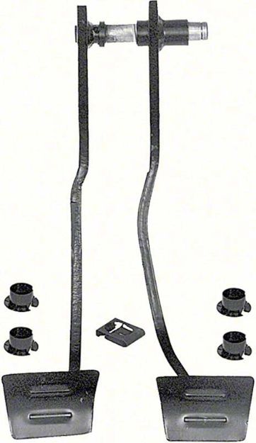 Picture of 1967-68 Brake and Clutch Pedal Assembly 