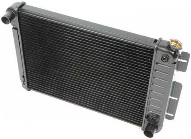 Picture of 1967-69 Camaro/Firebird 3 Row Radiator S/B A/T 3 Row (Copper/Brass) 