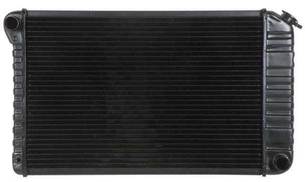 Picture of 1972-79 6 Or 8 Cylinder Radiator Manual Trans 3 Row (17"X26-1/4"X2" Core) (Copper/Brass) 
