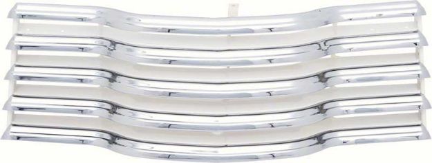 Picture of 1947-53 Chevrolet Truck Grill - Chrome With White Brackets 