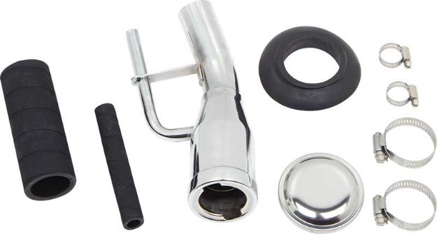 Picture of 1955-59 GM Truck Fuel Filler Installation Kit - Chrome 