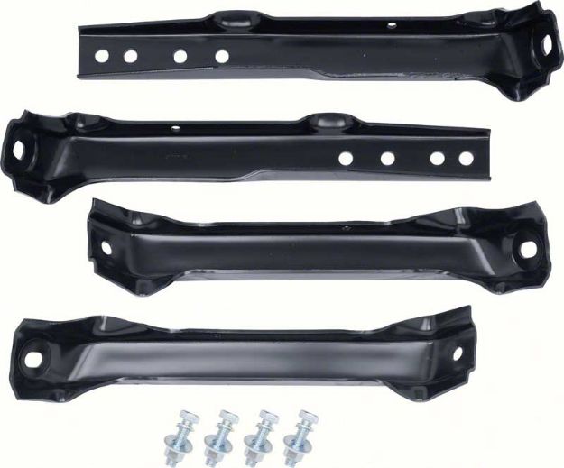 Picture of 1963-66 GM Truck Stepside Rear Bumper Bracket Set 