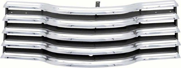 Picture of 1947-53 Chevrolet Pickup Grill-Chrome With Black Brackets 