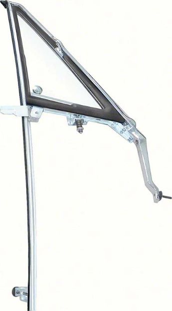 Picture of 1967 Camaro / Firebird Right Hand (Passenger Side) Vent Window Assembly with Clear Glass 