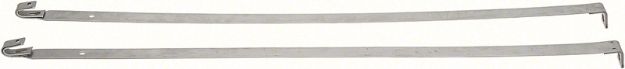 Picture of 1955-57 Chevrolet Station Wagon - Fuel Tank Support Straps - Stainless Steel 