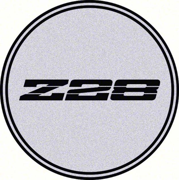 Picture of R15 Wheel Center Cap Emblem Z28 2-15/16" Black Logo/Silver Background 