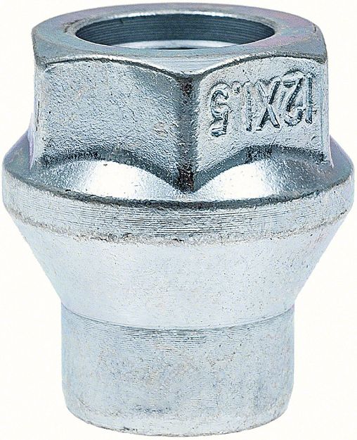 Picture of 7/16"- 20 R15 Lug Nut With 1/4" Shank - For Use With Spacers - Each 