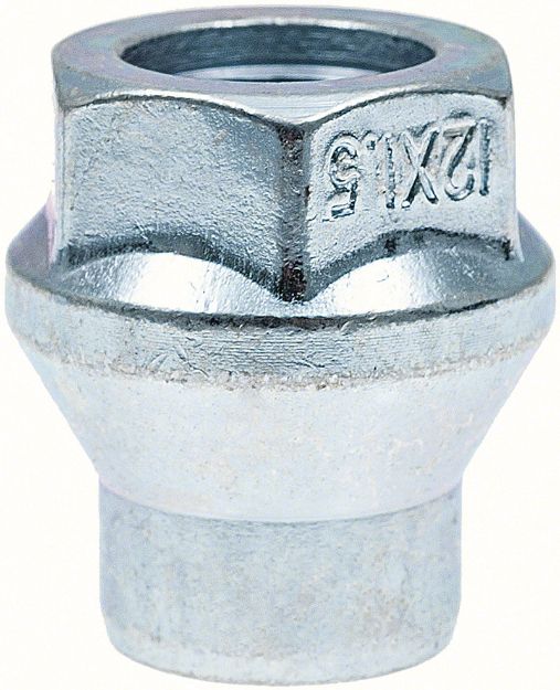 Picture of 12Mm-1.50 R15 Lug Nut With 1/4" Shank - For Use With Spacers - Each 